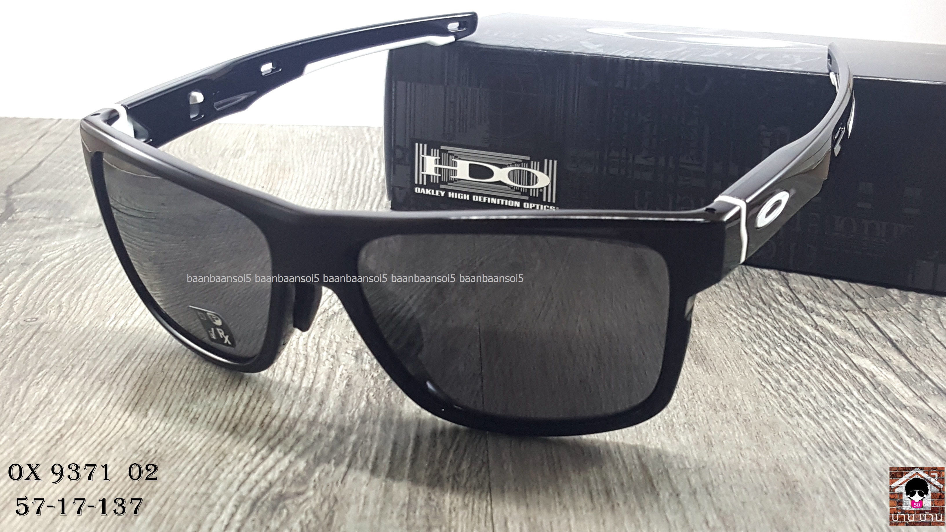 OAKLEY OO9371-02 CROSSRANGE (ASIA FIT) Polished Black/Black Iridium โปรโมชั่น ราคา 4,300 บาท