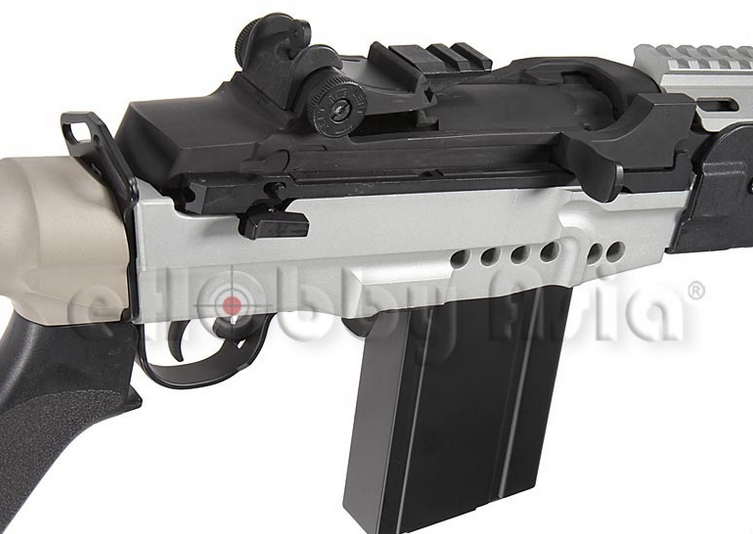 M14 EBR CYMA CM.032-EBR สีบลอนด์-ดำ บอดี้เหล็ก