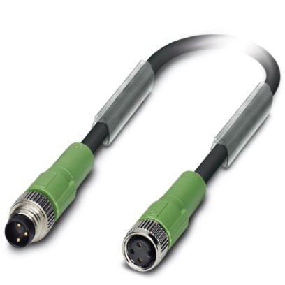 สายพร้อม CONNECTOR PHOENIX CONTACT 3 ขา ผู้-เมีย แบบตรง M8 ยาว 3 m.