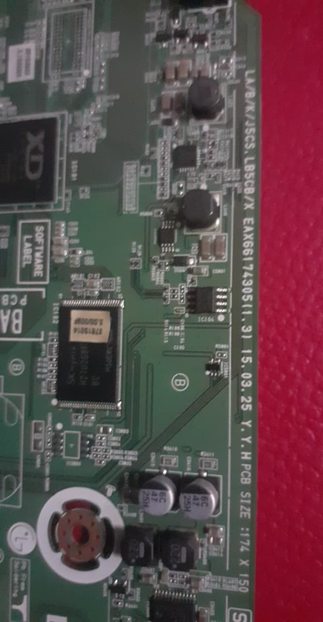 เมนบอร์ด LG รุ่น 55LX341C 49LX341C 43LX341C :EAX66174305(1.3)