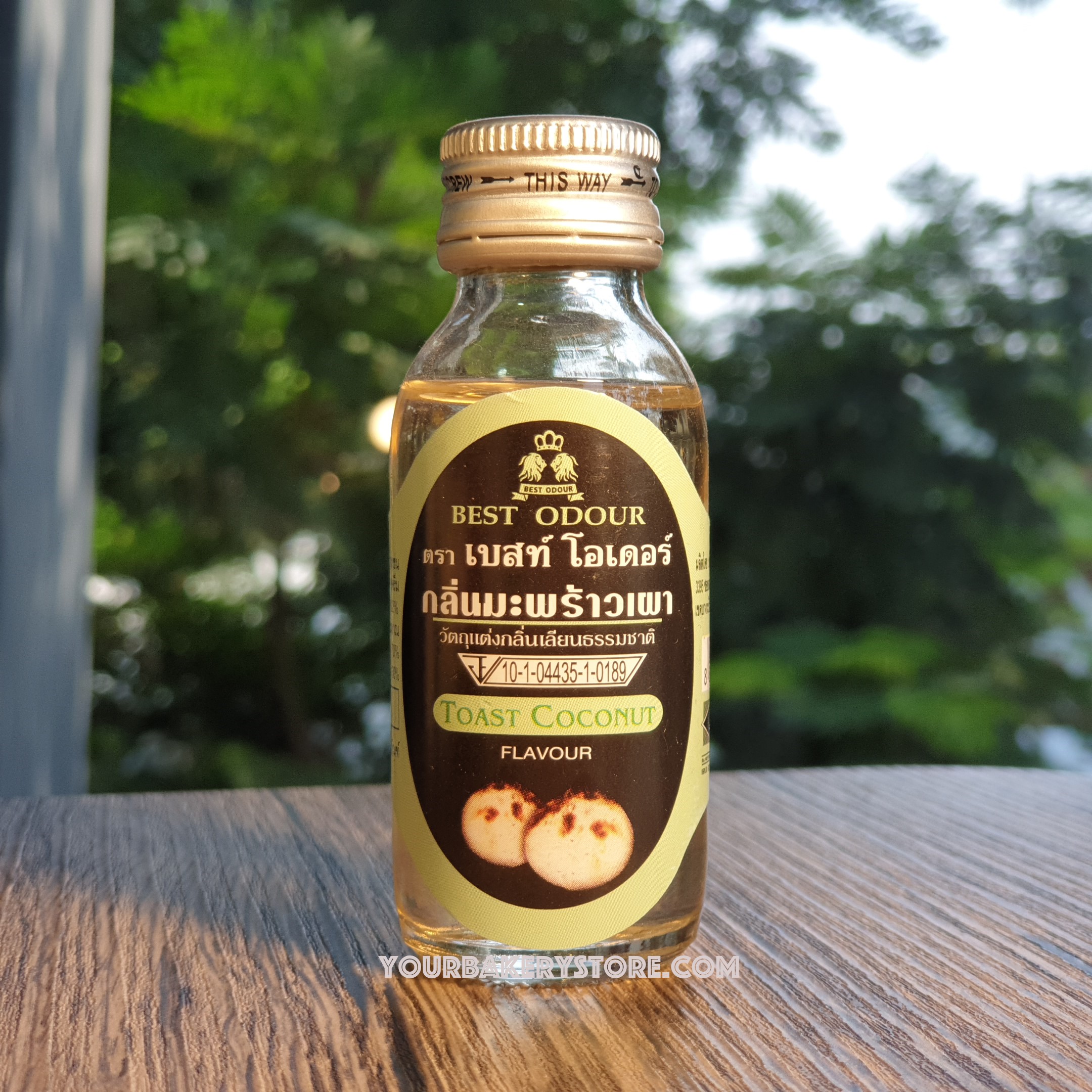 กลิ่นมะพร้าวเผา 30 ml. ตรา เบสท์ โอเดอร์