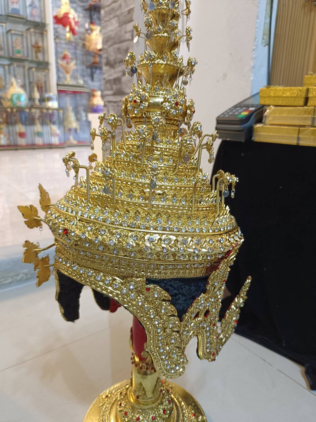 ชฎาพระ ขนาดสวมหัว เกรดพรีเมี่ยม