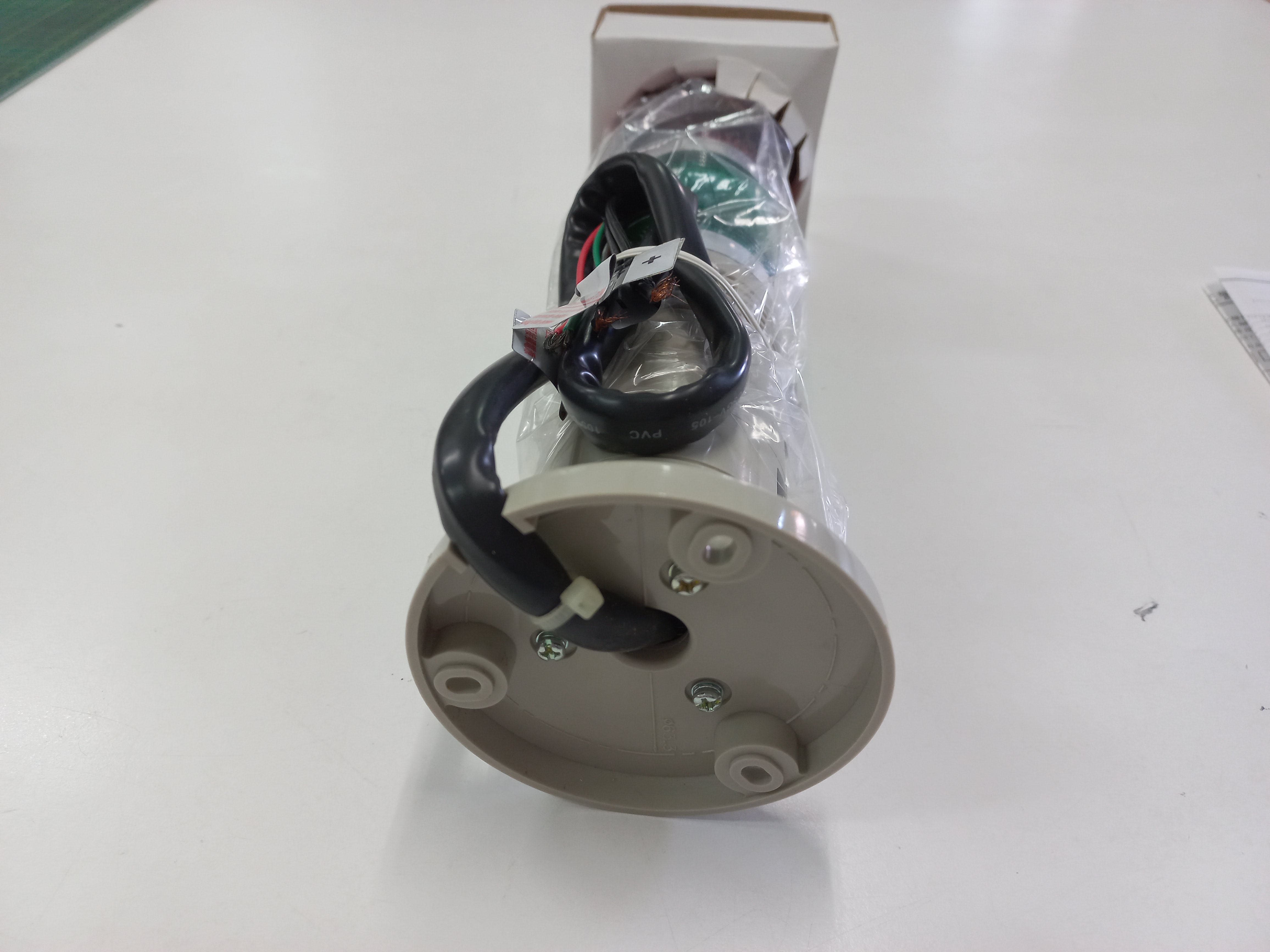 ทาวเวอร์ไลท์ไฟ 2 ชั้น แดง/เขียว Tower Light TEND ไฟต่อเนื่อง กระพริบพร้อมไซเรน 24V