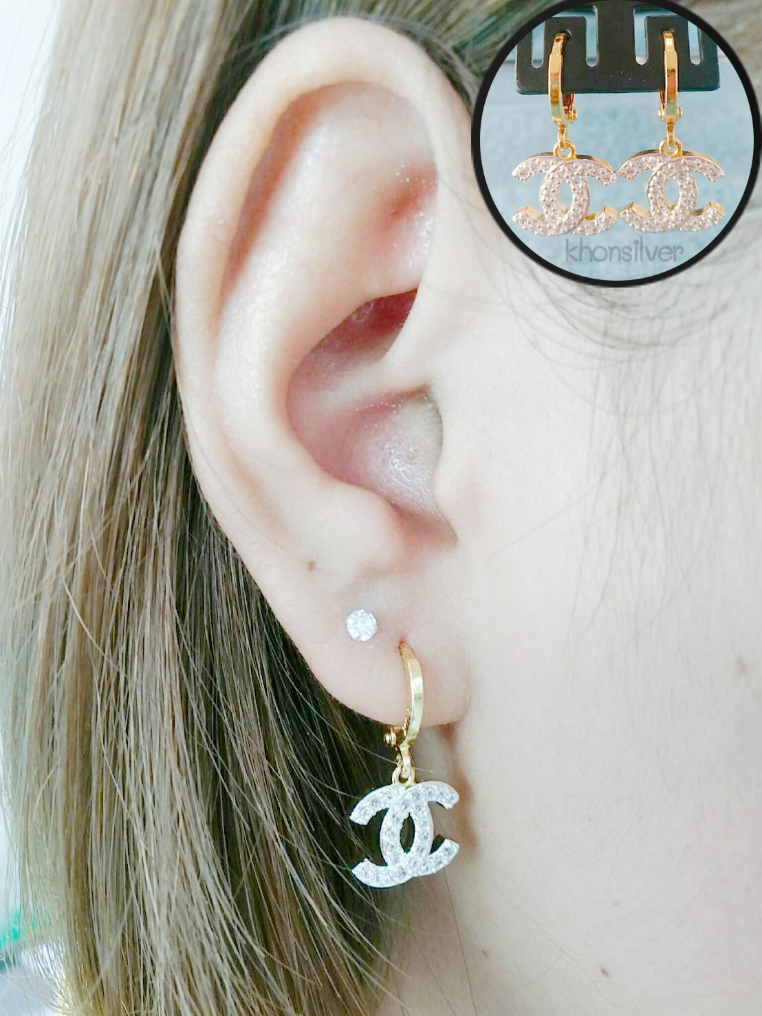 ต่างหูทองหุ้ม