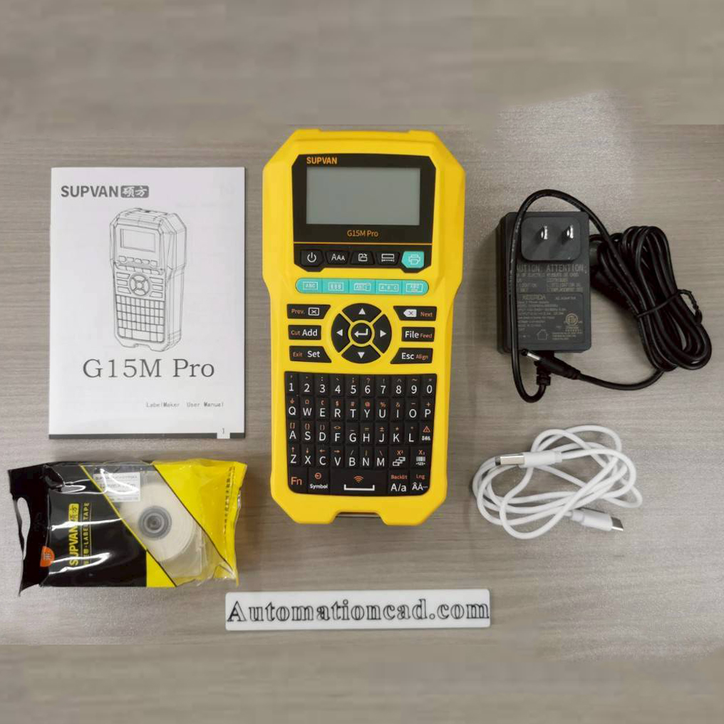Supvan Label Printer G15M Pro เครื่องพิมพ์ฉลาก Tag 203dpi