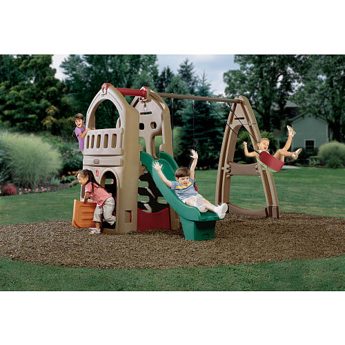 ชุดกระดานลื่น+ชิงช้า 2 ที่นั่ง