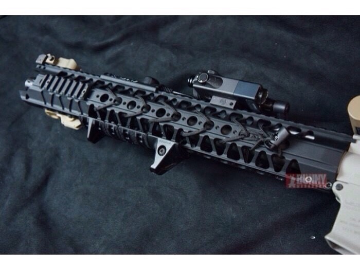 New.Angry gun Wire Cutter Rail System LVOA Style for M4 Cmmg M4 GBB and AEG 13.5-16.2" ราคาพิเศษ
