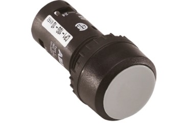 ปุ่มกด ABB 1NO+1NC สวิตซ์กดเด้งกลับ สีขาว รู 22 mm Push Button Switch