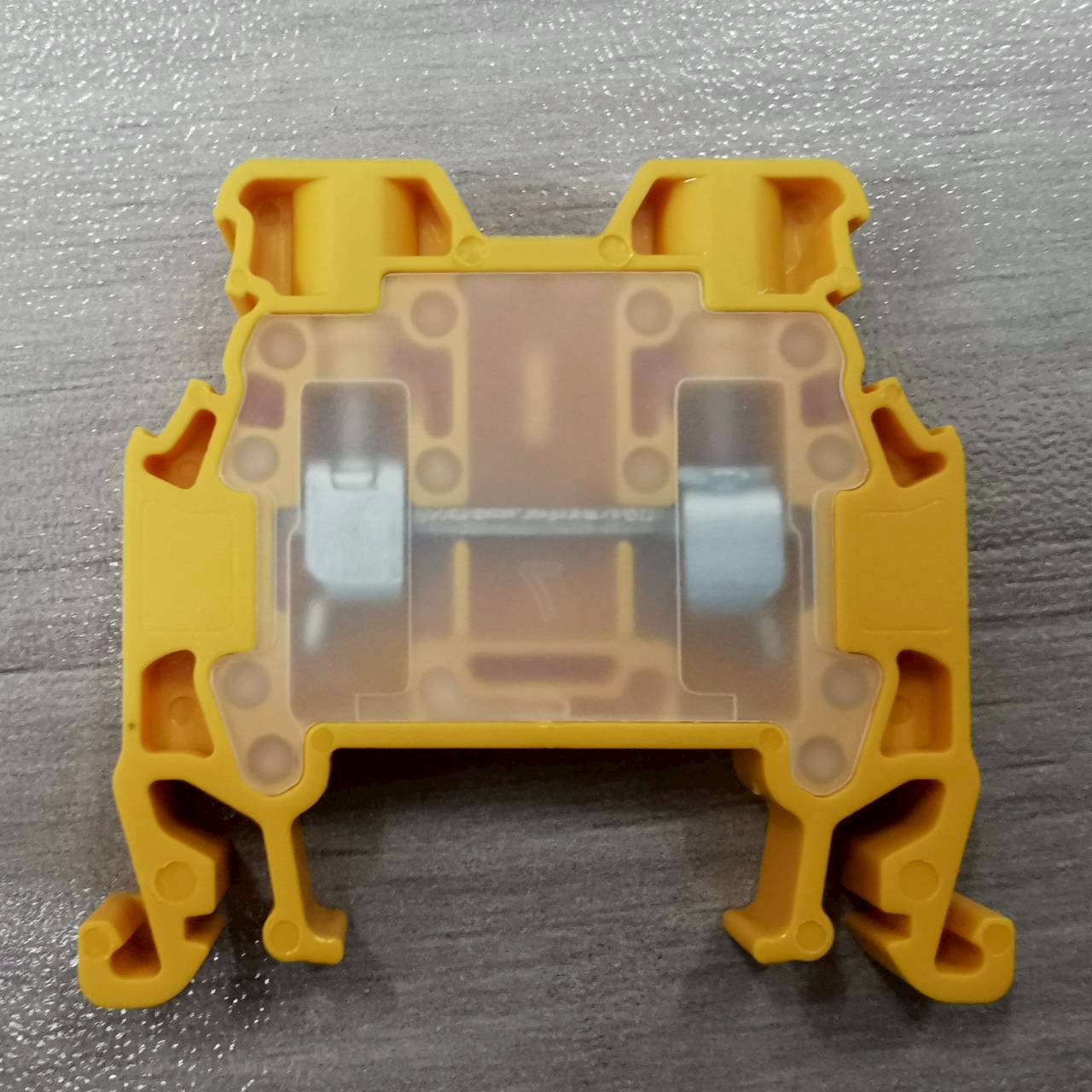 เทอร์มินอล ออนก้า 24A ใช้กับสายขนาด 2.5mm² ONKA-1018 Scewed terminal Yellow 1010018 MRK Series