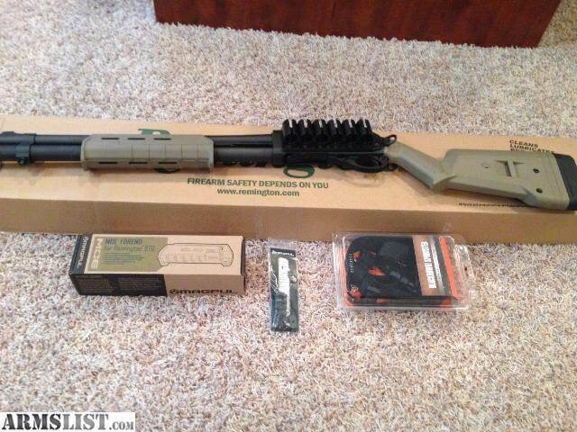 New.ชุดแต่งปินยาว ลูกซอง MAGPUL REMINGTON 870 อุปกรณ์แต่งมาครบชุด สีดำ / สีทราย ราคาพิเศษ