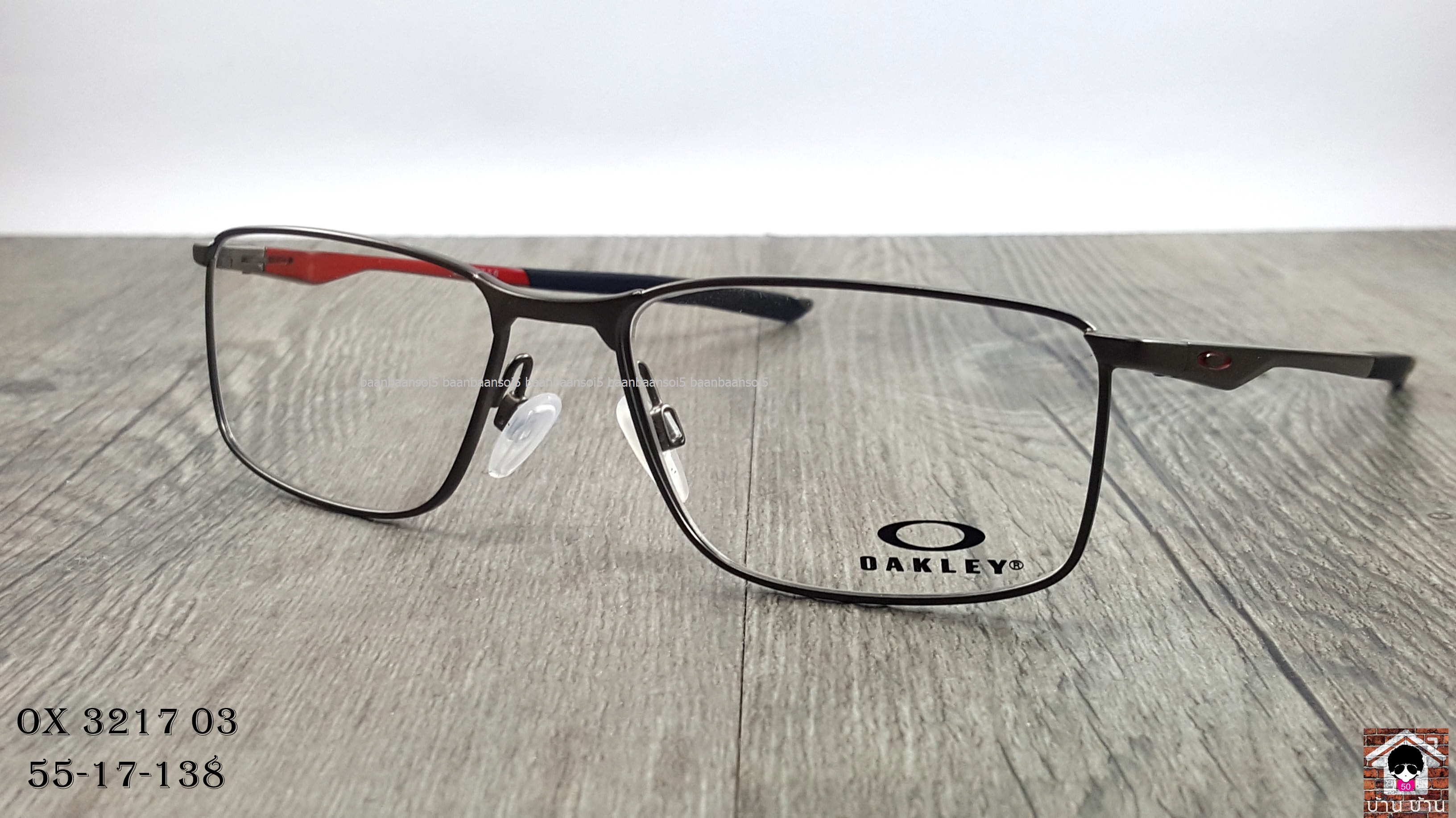 OAKLEY OX3217-03 SOCKET 5.0 โปรโมชั่น กรอบแว่นตาพร้อมเลนส์ HOYA ราคา 4,700 บาท