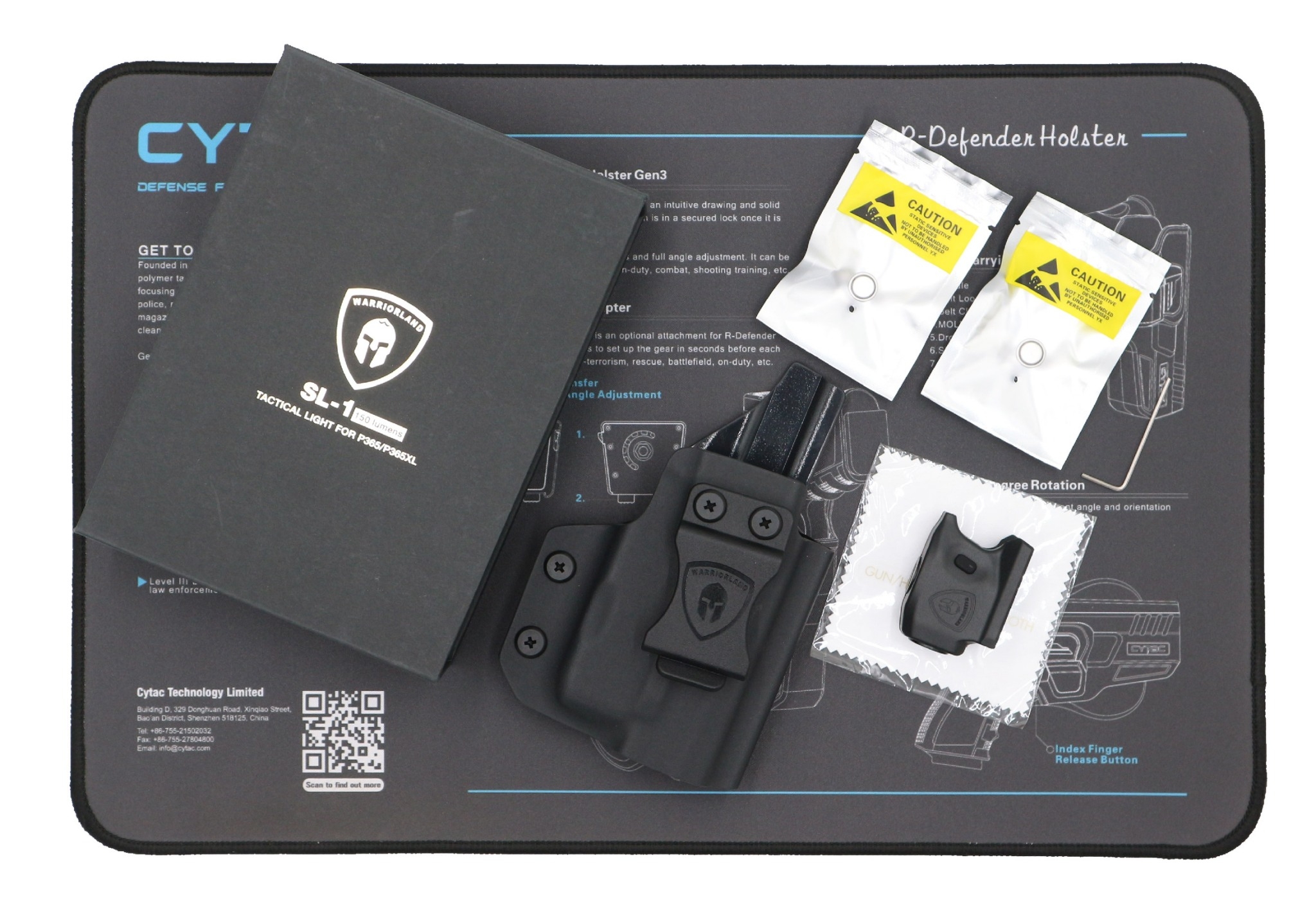 ไฟฉาย Warriorland SL-1 + ซองพกใน Kydex มี 3 รุ่นให้เลือก 🍁 รุ่น Sig Sauer P365 🍁 รุ่น G43/G43X ( เฉพาะรุ่นที่ไม่มีราง ) 🍁 รุ่น Springfield Hellcat 🔺ไฟฉาย ผลิตจาก Polymer เกรดคุณภาพ 🔺ออกแบบให้ทนทานต่อแรงรีคอยด์ได้