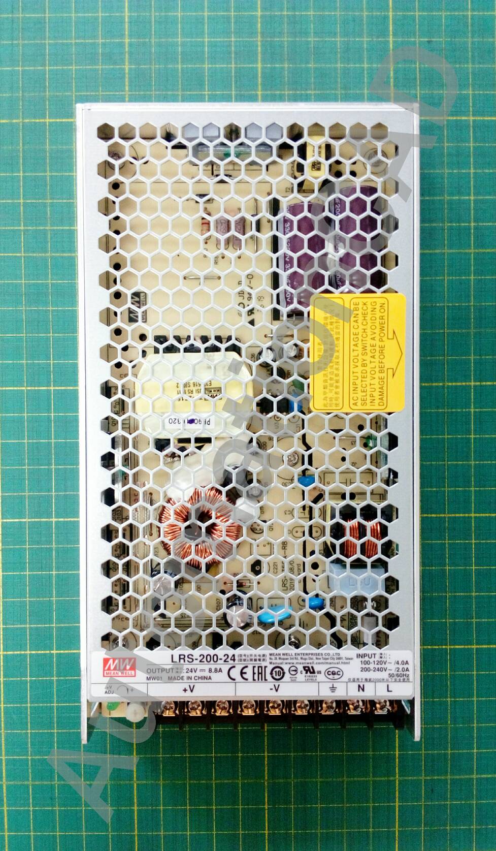 พาวเวอร์ซัพพลาย MEANWELL ของแท้ LRS-200-24 POWER SUPPLY พาวเวอร์ซัพพลาย 200W 24VDC