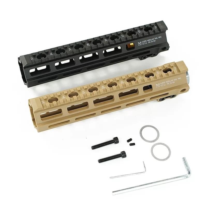 Mk8 9.5" ไนลอน ดำ ทราย M-Lok Handguard
