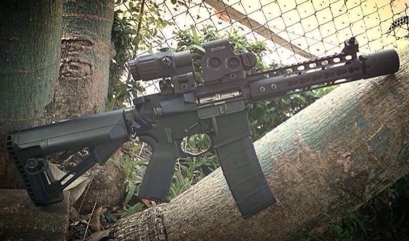 New.Noveske NSR 7.0" 9" 11" 15" Rail Handguard KeyMod inter-locking rail system (BK) ราคาพิเศษ