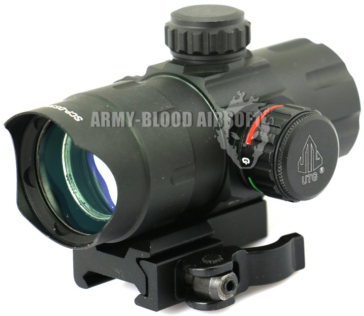 New.UTG 4.2" ITA Red/Green CQB Dot with QD Mount, Riser Adaptornex ราคาพิเศษ