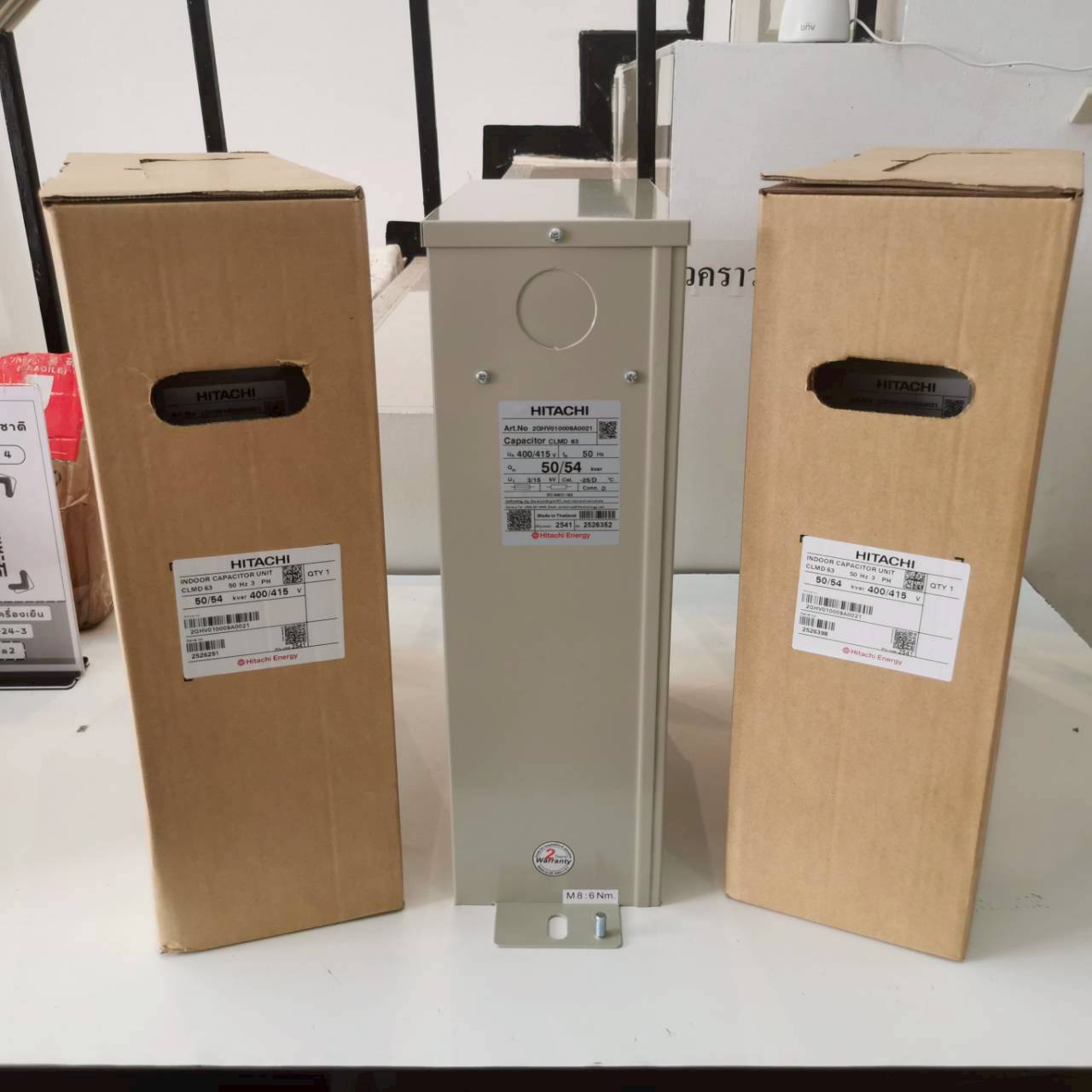 HITACHI คาปาซิเตอร์ CLMD 63 50 kVar at 400V CAPACITOR