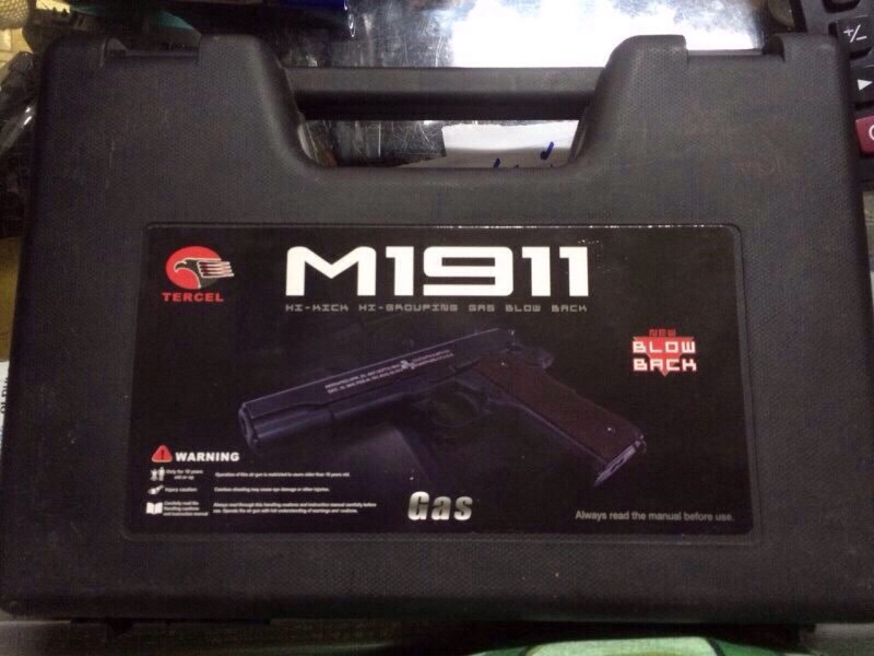 New.Tercel M1911 โลหะทั้งกระบอก สีดำ ราคาพิเศษ