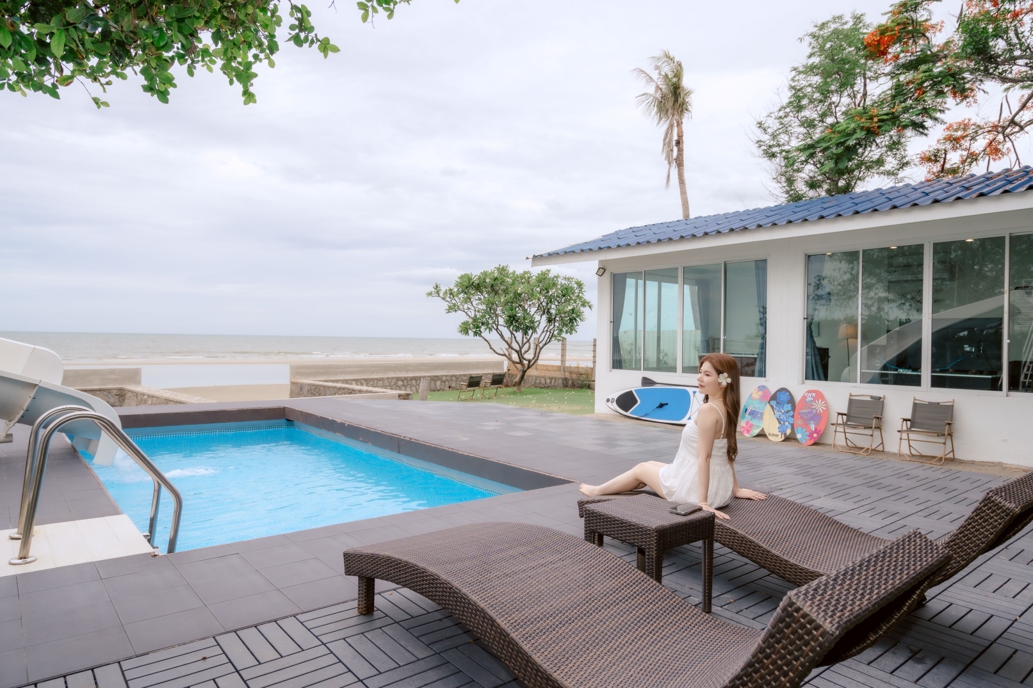 HR15028 บ้านพักหัวหิน บ้านเดอะคลาส บีช วิลล่า