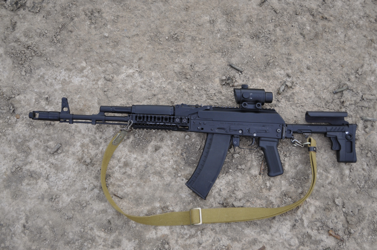 พานท้ายพับ AK Зенит ПТ-3 Zenit PT-3 style telescopic - 5KU-277-B