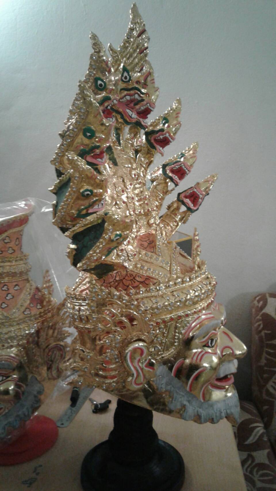 เศียรปู่พญานาค (9เศียร) ขนาดครอบ