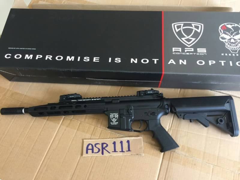 New.APS Metal 10 inch Guardian Advance Special Rifle EBB (Black) [APS-AEG-ASR111]
