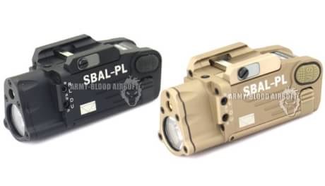 New.Steiner eOptics SBAL-PL Style WeaponLight W/ Red Laser ILLUMINATION (BK / Tan) ราคาพิเศษ