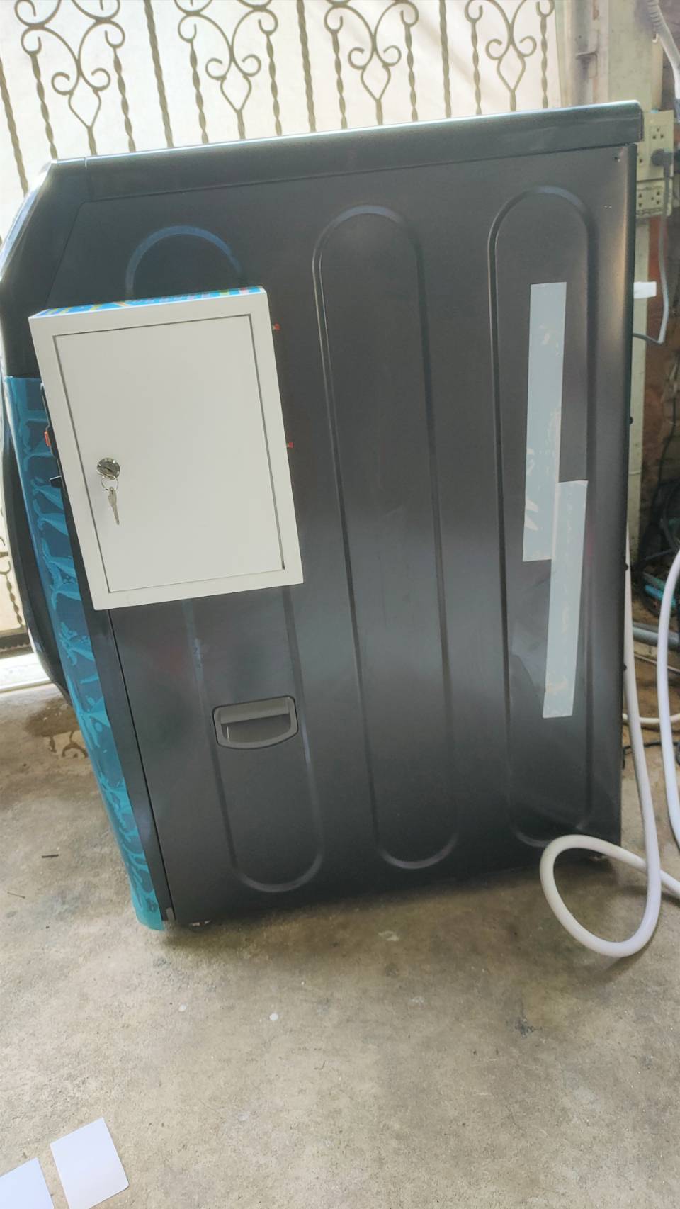 เครื่องซักผ้าผ้าSamsung 17kg ติดกล่องหยอดเหรียญ #มือสองอายุ1ปีใช้งานน้อย สภาพดี ถังใหญ่ ซักผ้านวมไซต์ใหญ่ได้ พร้อมใช้งาน