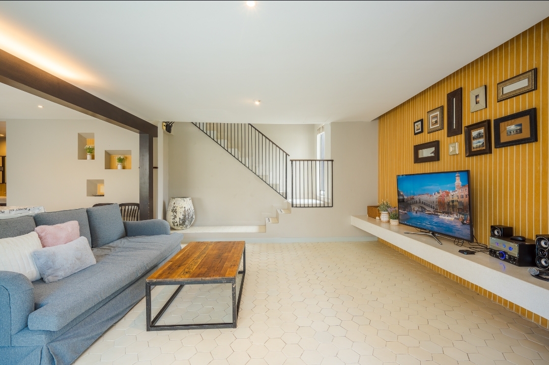 HR15021 บ้านพักหัวหิน บ้านทัศคานี บีช วิลล่า 5 ( White 3Bed Garden View )