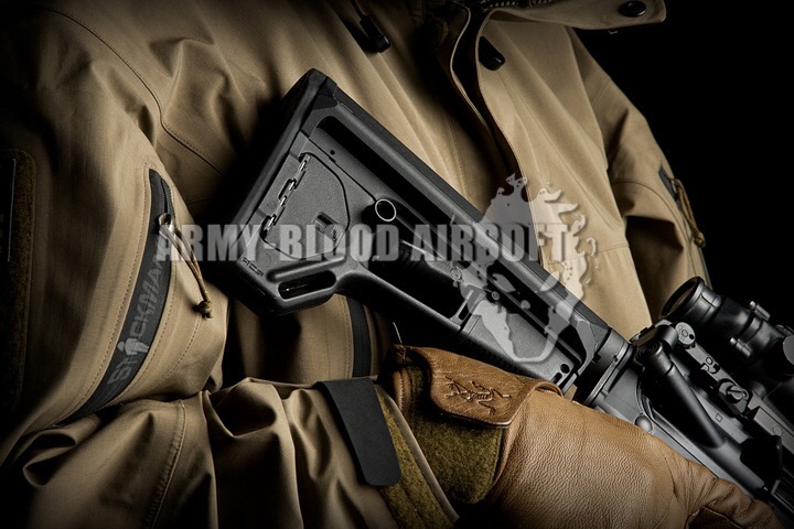 MAGPUL ACS-L Carbine Stock with Enhanced Rubber Butt-Pad, 0.70 & 5.56 NATO (.223) Dummy Rounds (BK)