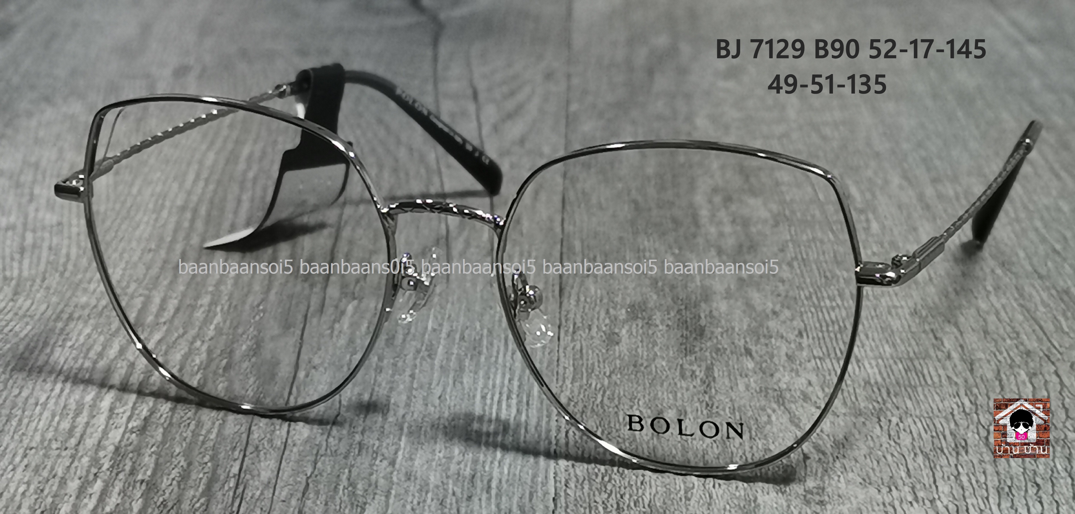 BOLON BJ7129 B90 สี เงิน Leona กรอบแว่นตาพร้อมเลนส์ HOYA ราคา 3,690 บาท