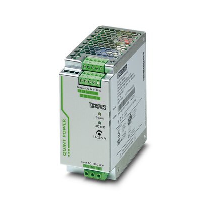 POWER SUPPLY QUINT-PS/1AC/24DC/10 - 2866763 PHOENIX CONTACT พาวเวอร์ซัพพลาย 24VDC 10 A