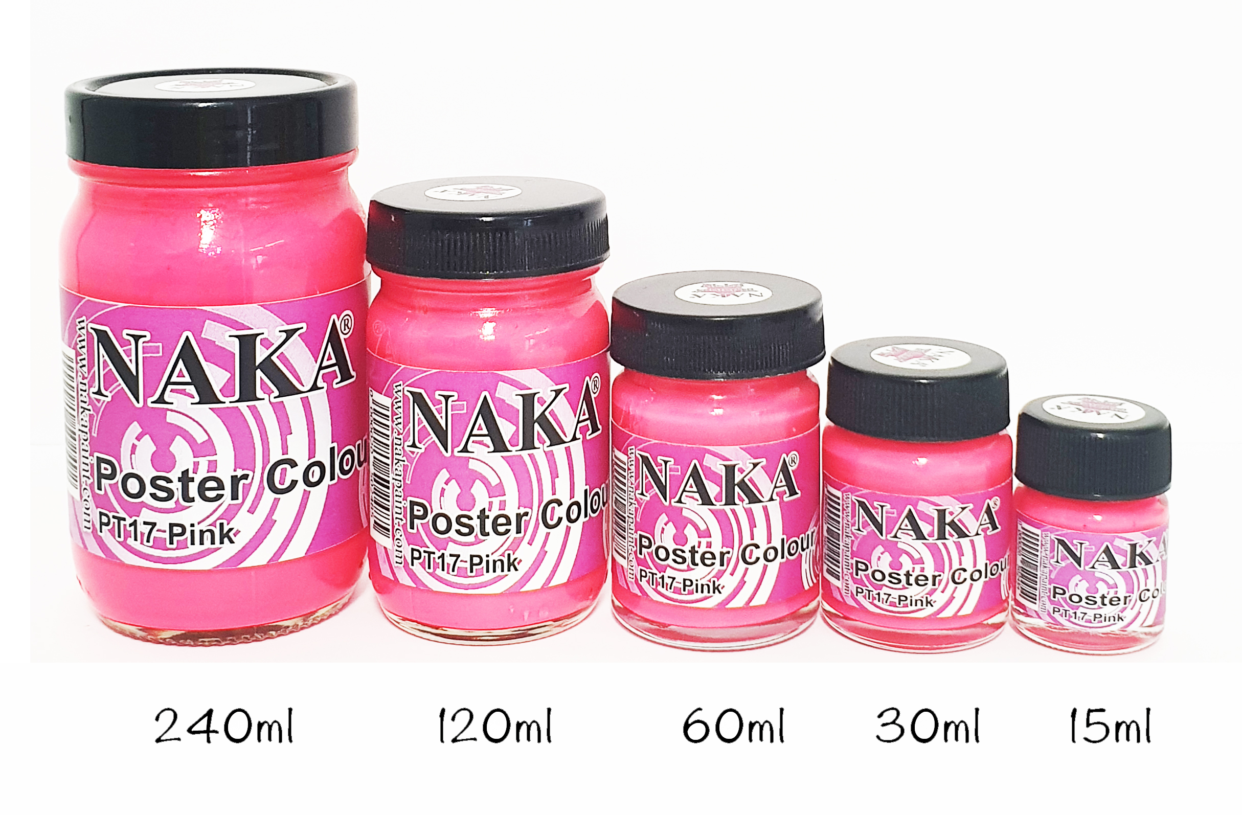 PT17 สีโปสเตอร์ Pink 240ml