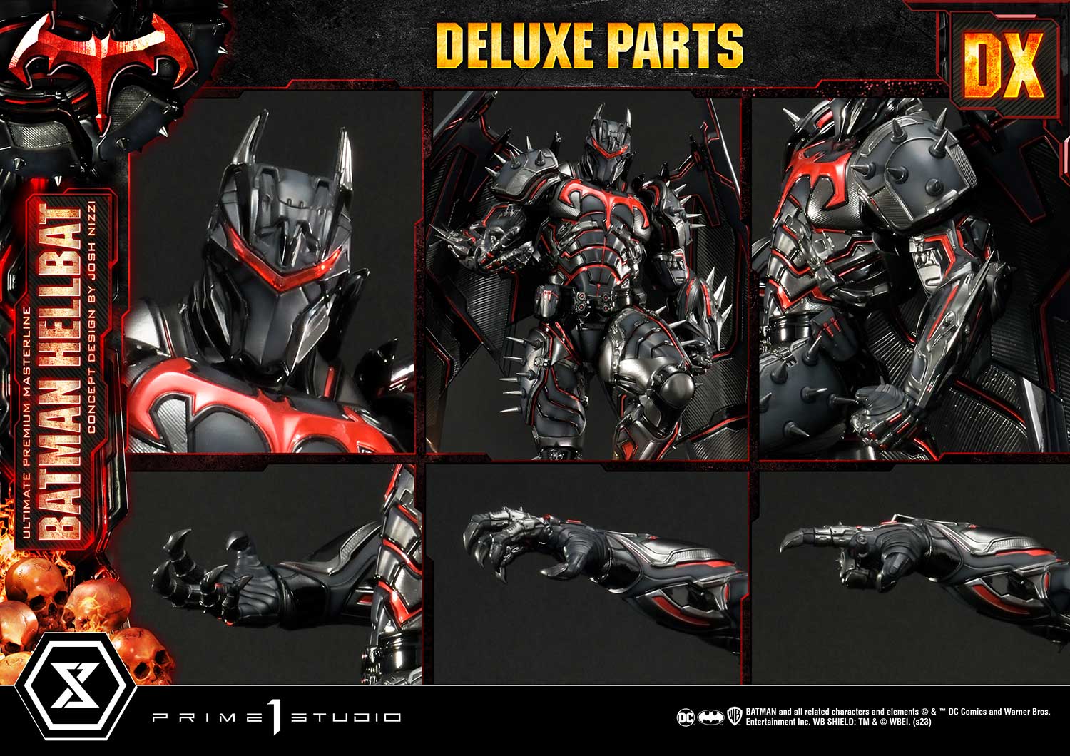 เปิดจอง : Batman Hellbat: Batman (Comics) “Concept Design by Josh Nizzi” 1/4 (Deluxe Bonus)