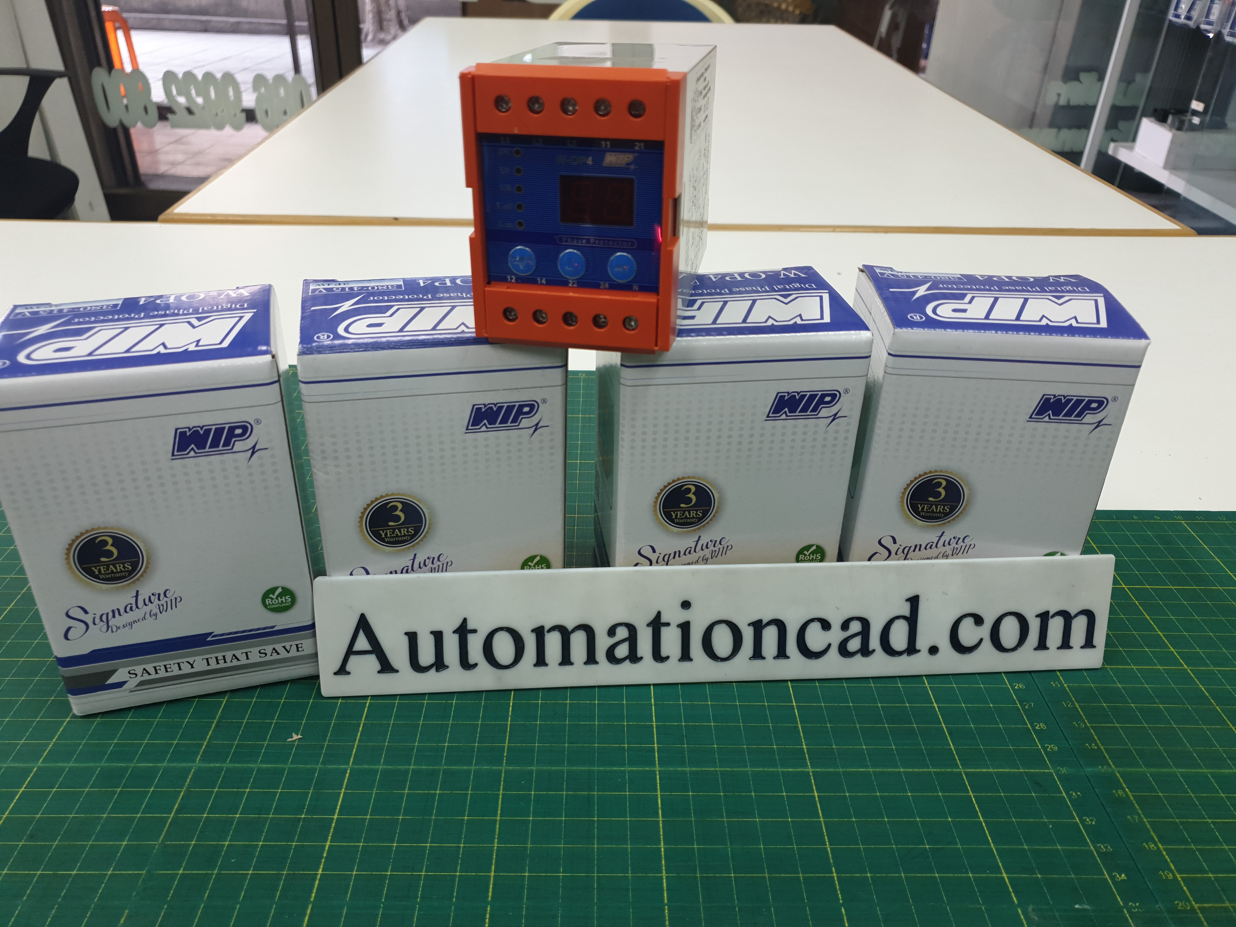 W-OP4 เฟสโปรเทคชั่น WIP อุปกรณ์ป้องกันไฟตก ไฟเกิน ให้เลือก Phase Protection Relay WOP4