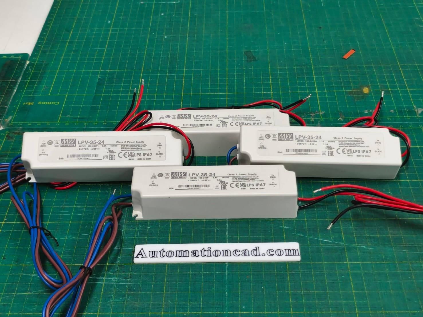LED Driver พาวเวอร์ซัพพลาย LPV-35-24 Meanwell 24VDC 35W Switching Power Supply