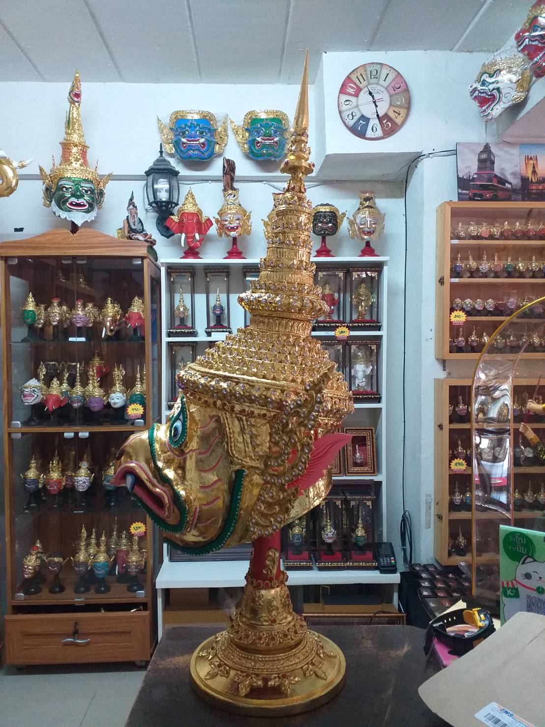 เศียรครุฑ ขนาดรอบ