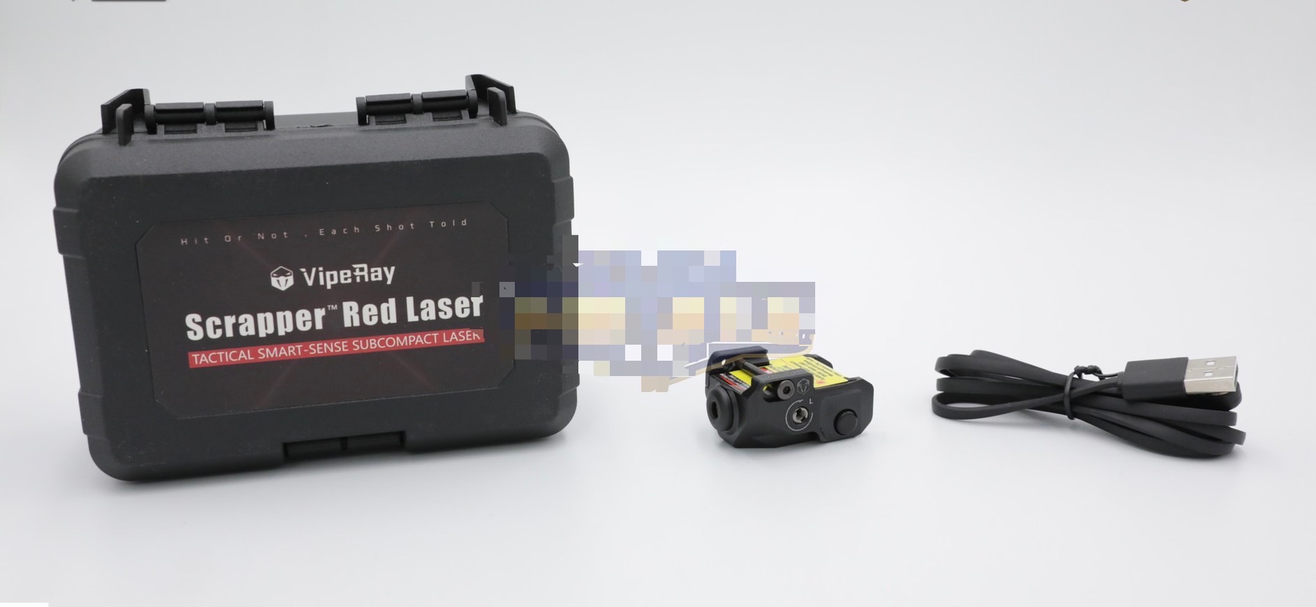 เลเซอร์สีแดงชี้เป้าติดปืน (Sub-Compact) ยี่ห้อ Vector Optics รุ่น Viper Ray Scrapper (Viper Ray Scrapper Sub-Compact Pistol Flashlight)