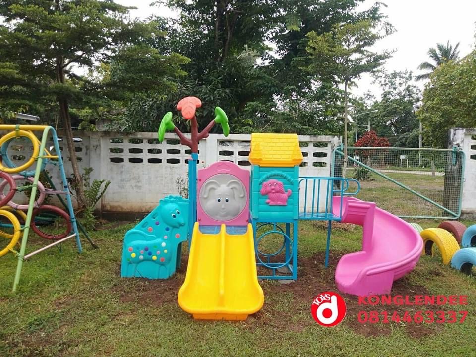 เครื่องเล่นสนาม ชุดบ้านบรรไดยีราฟ