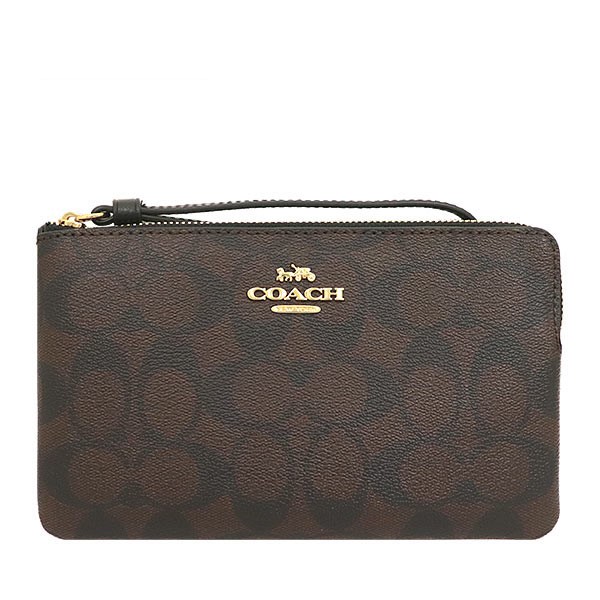 กระเป๋า Coach แท้ รุ่น 6648 LARGE CORNER ZIP WRISTLET