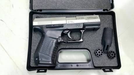 New.UMAREX WALTHER CP99 co2. เบอร์1 สีดำ สีเงิน ราคาพิเศษ