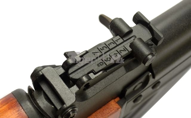 New.ปืนไฟฟ้า AK ASK 206A สีดำเงา ไม้แท้ ท้ายเต็ม ราคาพิเศษ