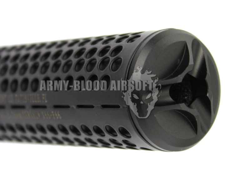 Knight's Armament QDC Barrel Extension KAC 556 QDC CQB Airsoft Dummy Quick Detach Suppressor (Carbine Length,BK)prev next