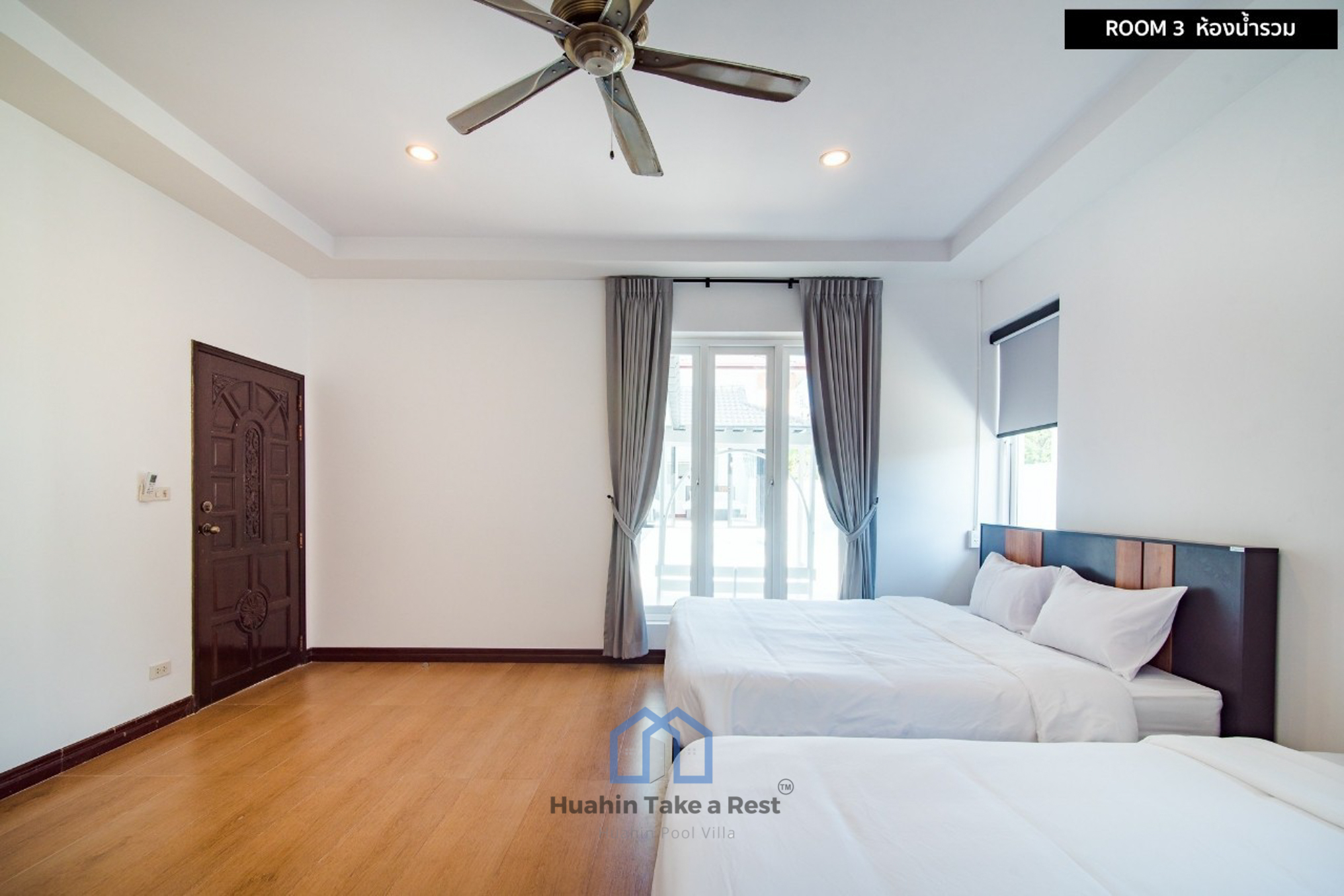 HR15036 บ้านพักหัวหิน บ้านวี วิลล่า เนียร์บีช