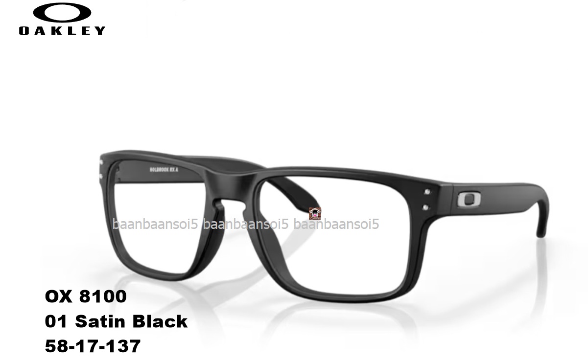 OAKLEY OX8100F Holbrook rx a โปรโมชั่น กรอบแว่นตาพร้อมเลนส์ HOYA ราคา 3,800 บาท