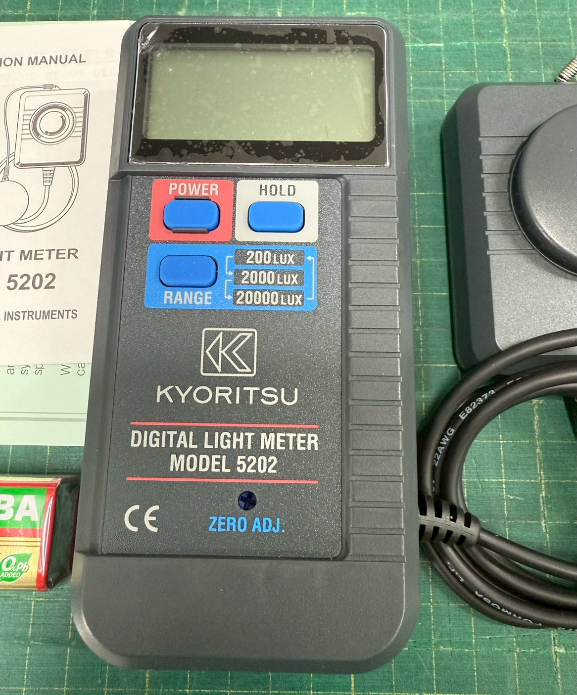 เครื่องวัดความเข้มแสง KYORITSU รุ่น 5202 Digital Light Meter