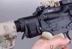 New.ชุดพับพายท้าย M4 Law Tactical AR-15 Folding Stock Adapter for Cmmg M4 / M16 / SR25 ราคาพิเศษ