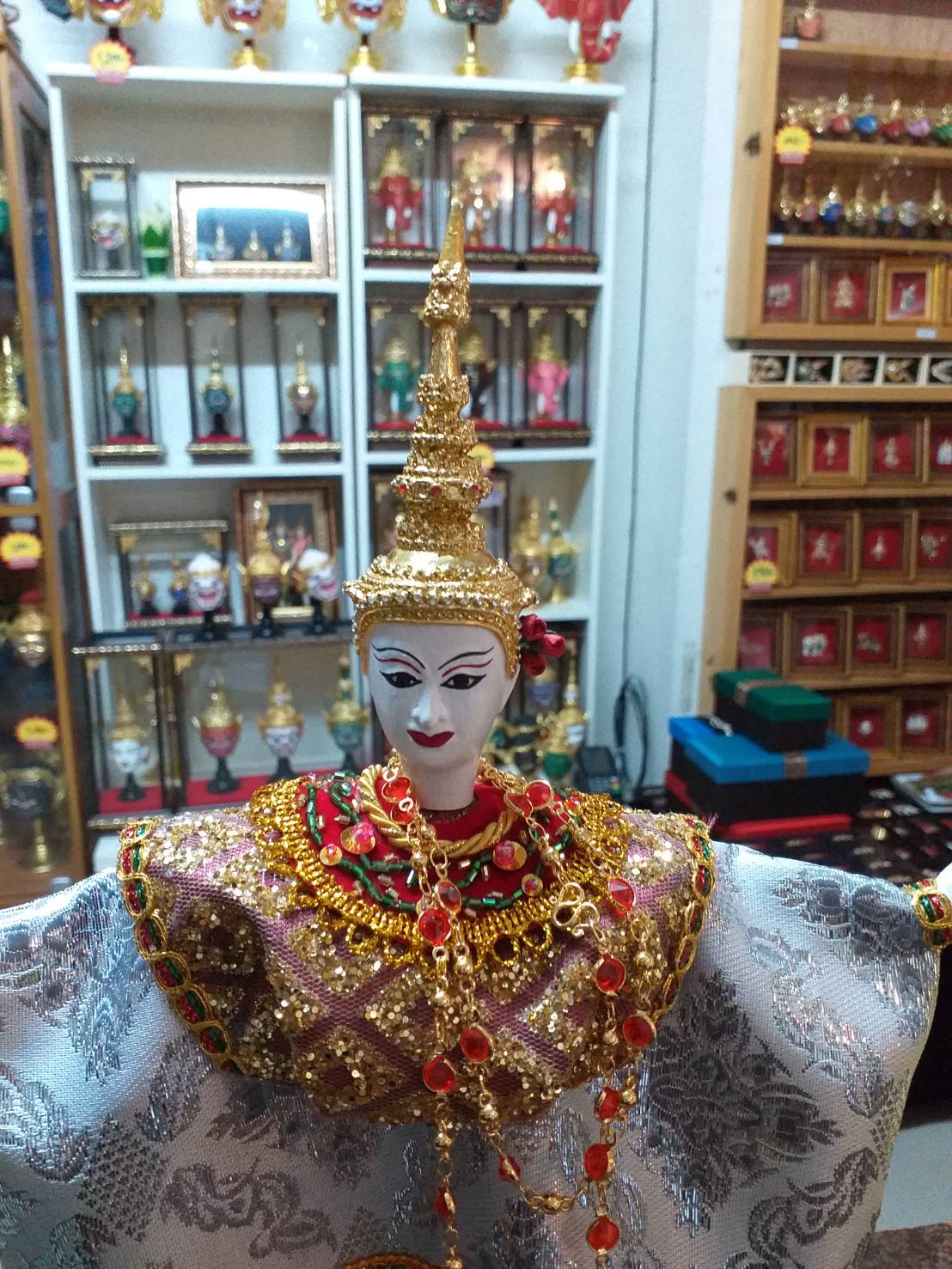 หุ่นกระบอก ตัวนาง ขนาด 30 ซม.