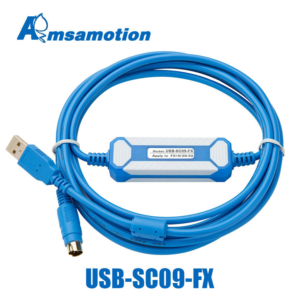 USB-SC09-FX สายดาวน์โหลด PLC MITSUBISHI FX โดยเฉพาะ สายลิ้งค์ PLC
