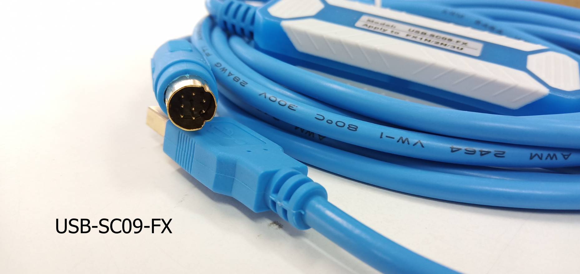 USB-SC09-FX สายดาวน์โหลด PLC MITSUBISHI FX โดยเฉพาะ สายลิ้งค์ PLC